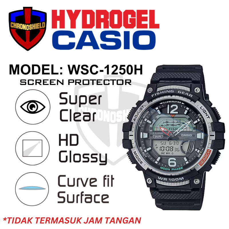 Antigores Jam Tangan Casio WSC 1250H WSC1250H Hydrogel