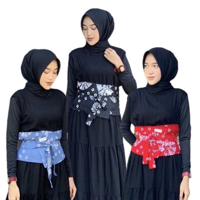 Limited | FG2 | obi belt tenun tiedye batik / obi belt / obi batik / obi belt JUMBO BIGSIZE ikat pin