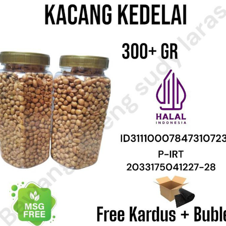 

8.8 Kacang Kedelai Goreng Original Asli