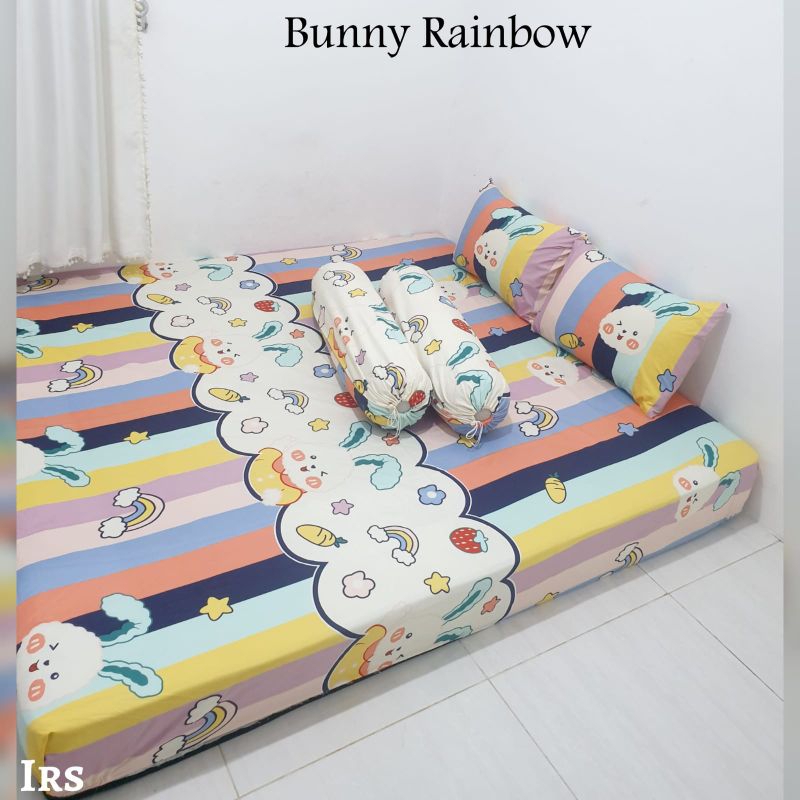 sprei rainbow rabbit