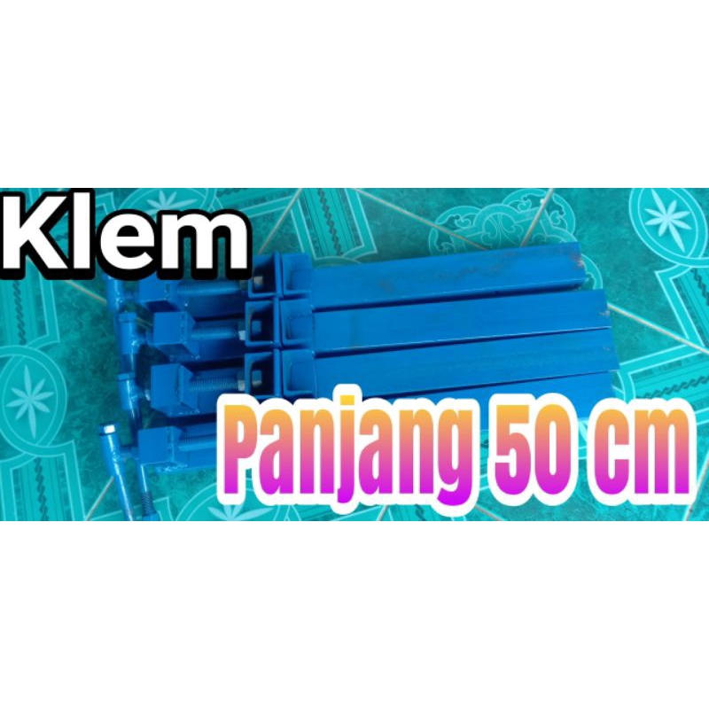 klem panjang  50 cm( catok kayu/ panggem )