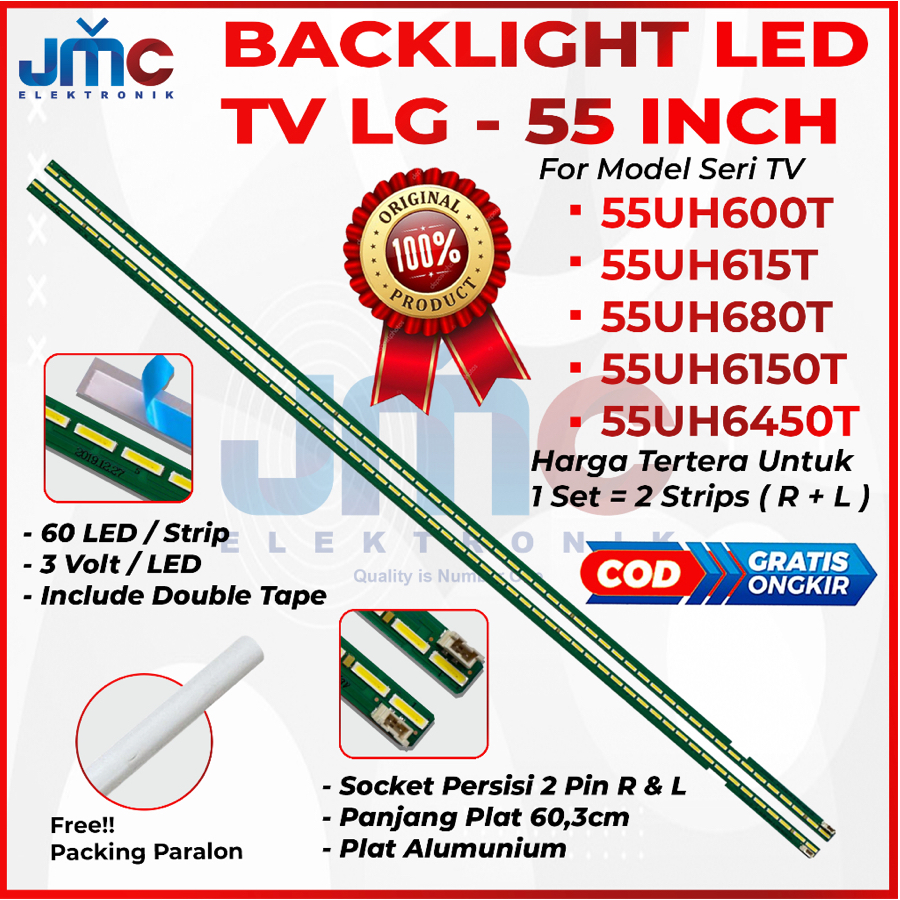 BACKLIGHT TV LED LG 55 INCH 55UH615T 55UH600T 55UH680T 55UH6450T 55UH6150T 55UH615 55UH600 55UH680 5