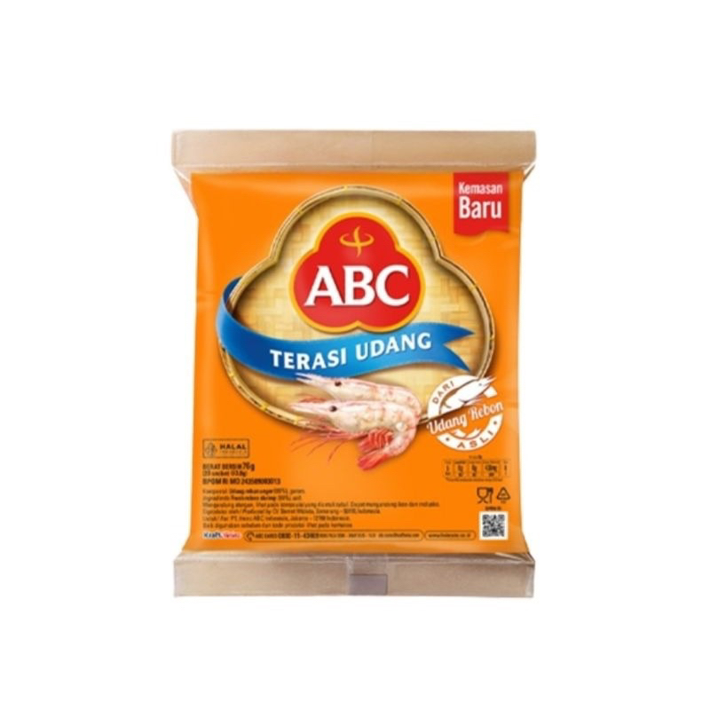 

Terasi Udang ABC 3,8gr Isi 20pcs