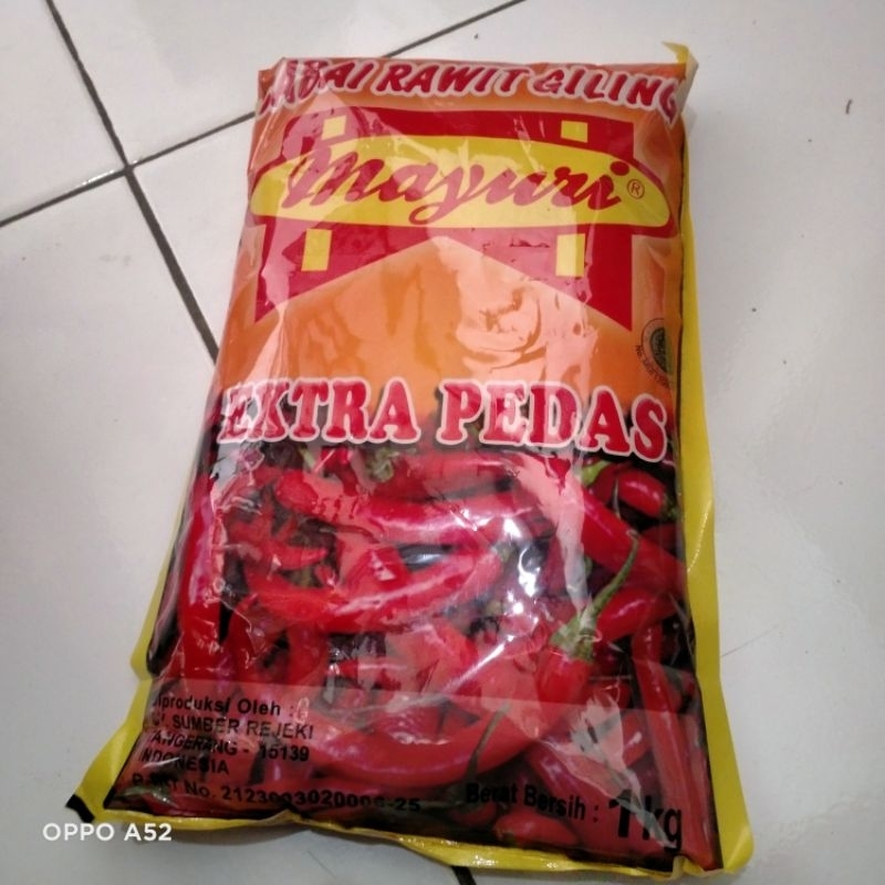 

BUBUK CABE RAWIT MAYURI 1 kg