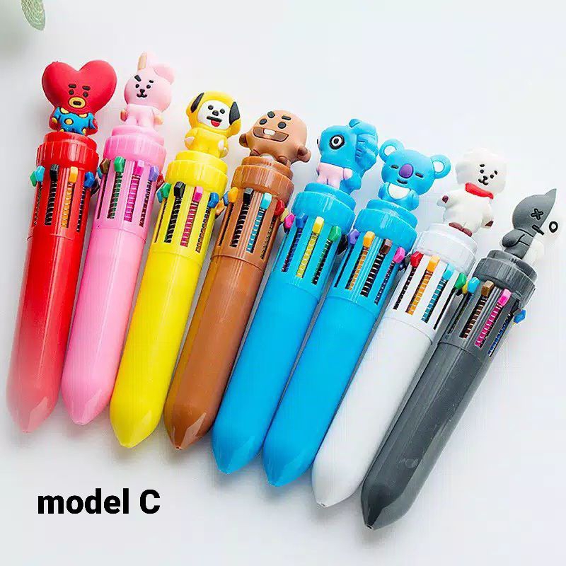 

melcollection.id --Pulpen Karakter tinta hitam lucu karakter kartun