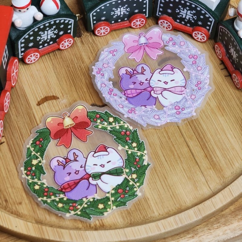 

Leendoodles - Christmas Wreath Transparent Sticker