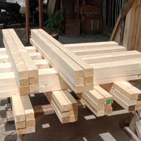 Kayu balok | List Kayu Meranti | Reng List Kayu Meranti Ampelas Halus