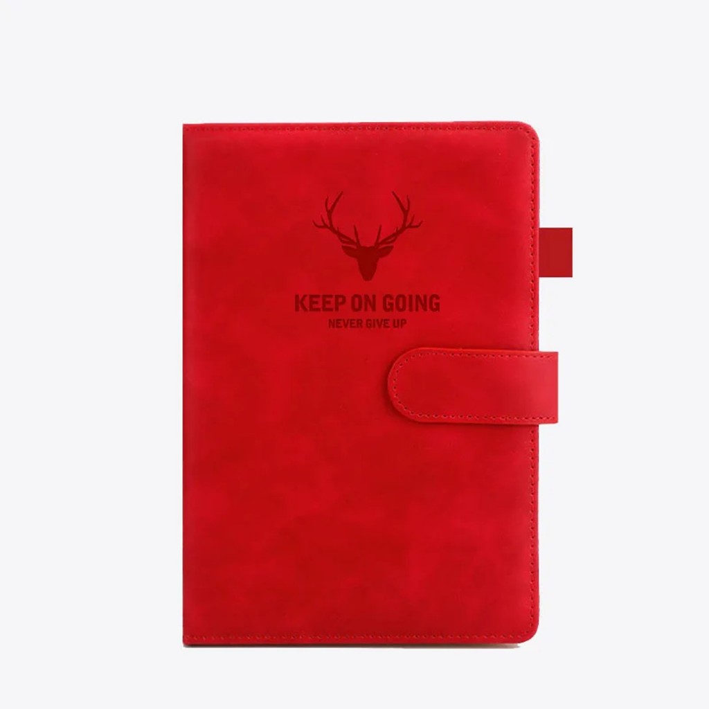 

Tlevino Buku Catatan Harian Notebook Cover Kulit Magnetic Buckle A4 buku harian buku catatan organizer dengan gesper magnetik