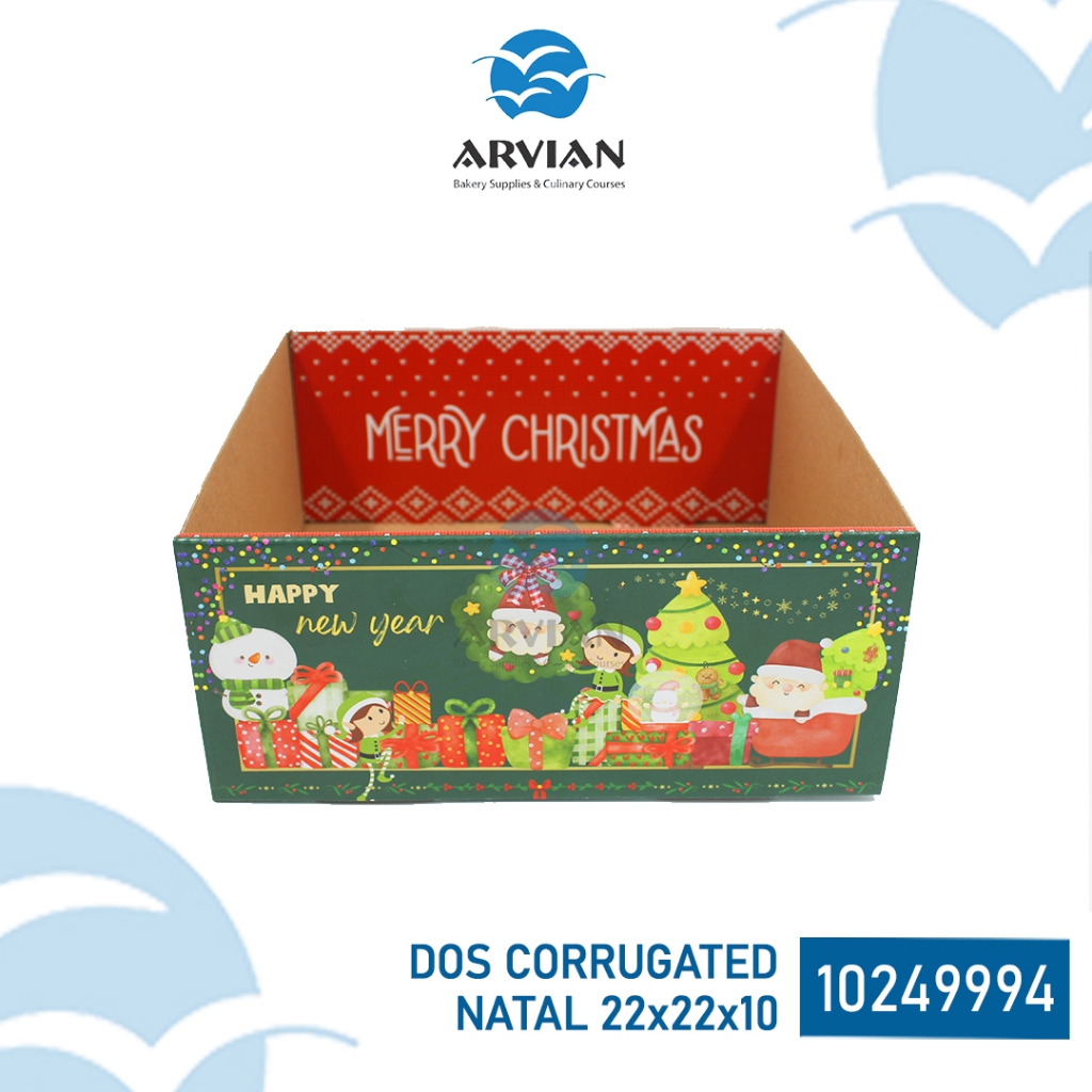 

Dos Corrugated Natal 22x22x10cm