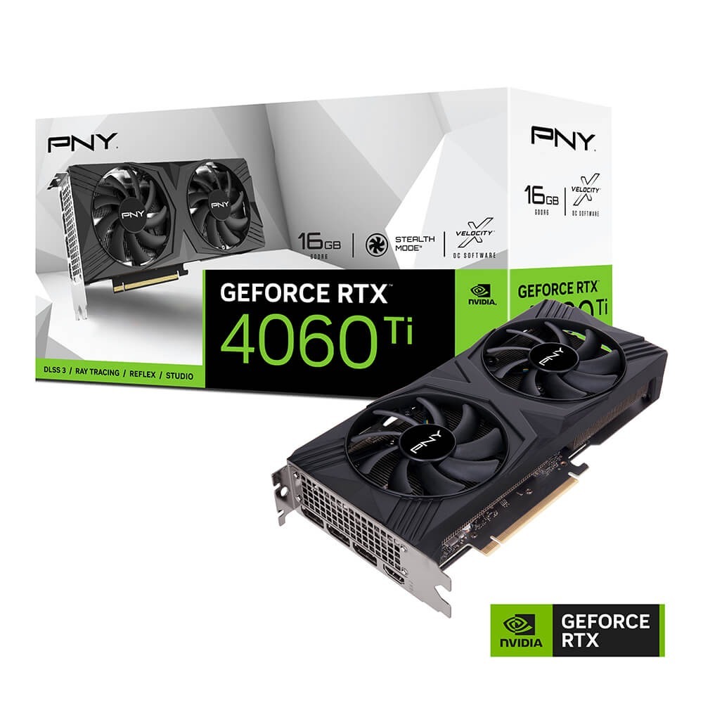 PNY - RTX 4060 Ti 16GB VERTO Dual Fan