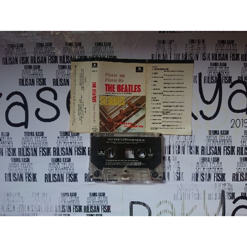 Kaset Pita The Beatles Please Please Me Pita Maxell