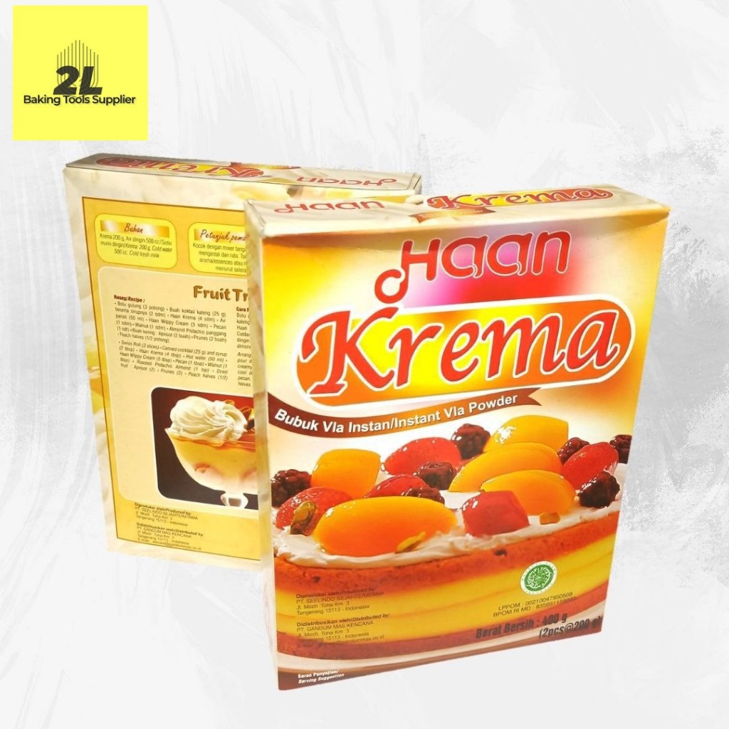 

Haan krema custard bubuk vla instan 400 gr