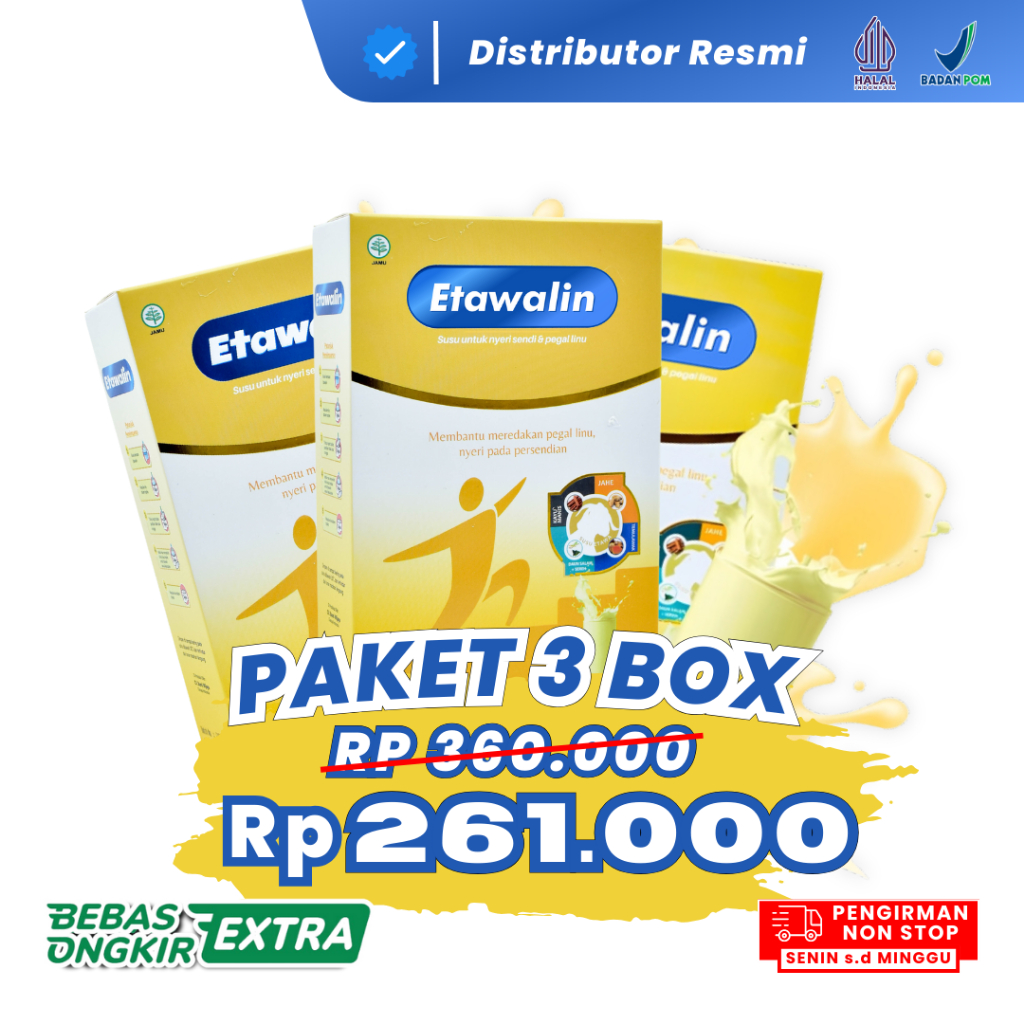 

Etawalin Susu Untuk Penderita Asam Urat, Cukup Minum 2 Kali Sehari