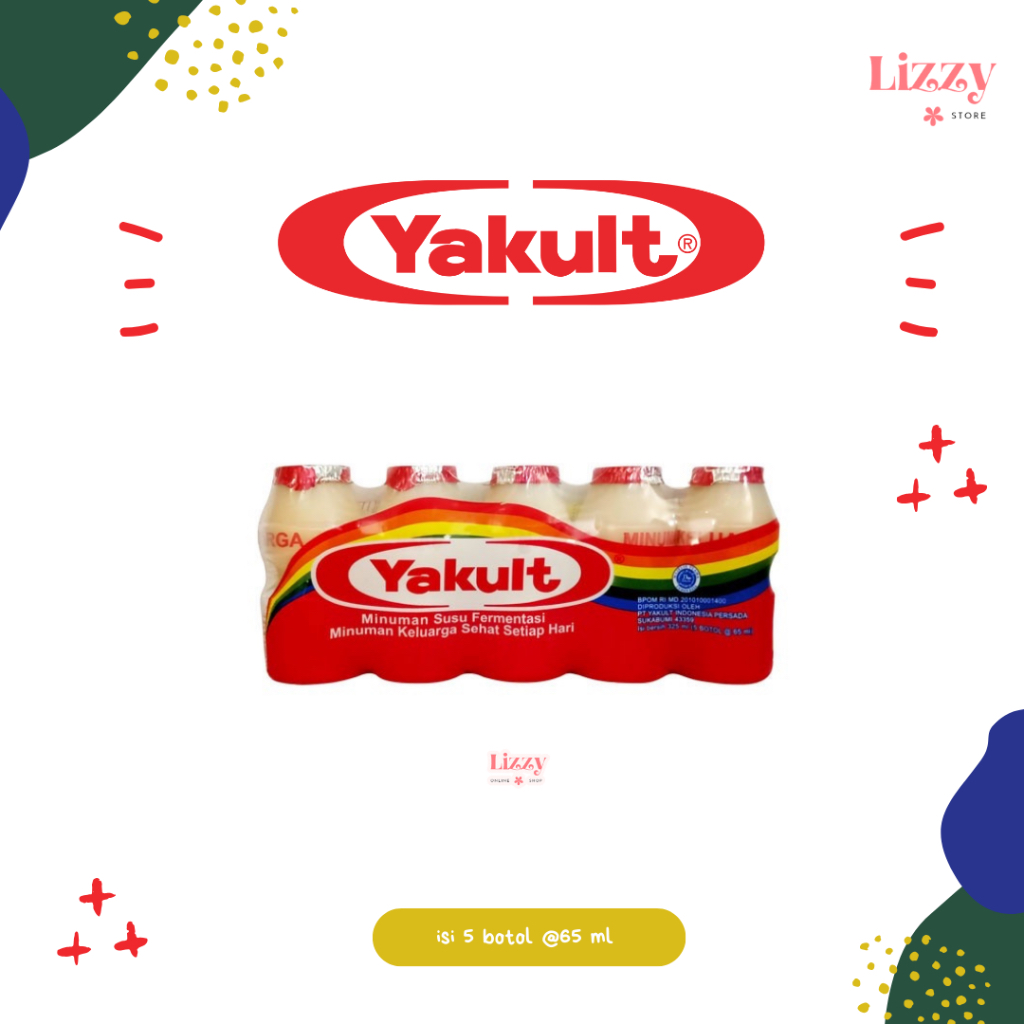 

Yakult Minuman Susu Fermentasi Probiotik 1 slop isi 5 @65ml