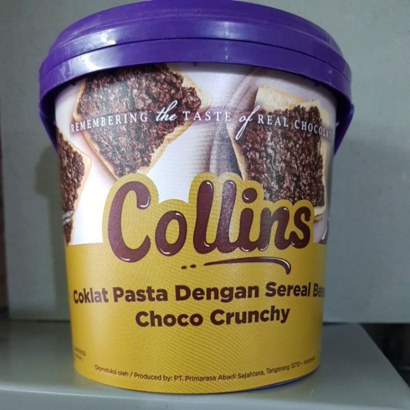 

Collins Choco Crunchy ( Coklat Pasta dengan Sereal Beras ) 1kg