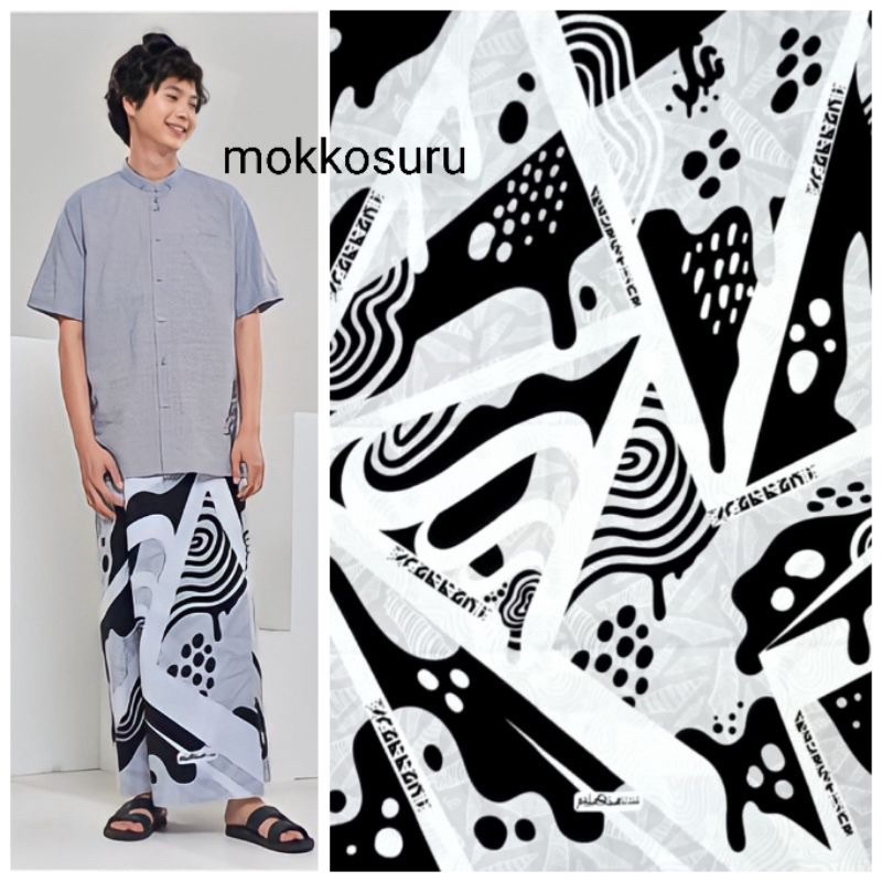 sarung raga 2 putih - rabbani - sarung hajar rabbani - Sarung Rabbani INPAL Palestine Keren Harga Sa