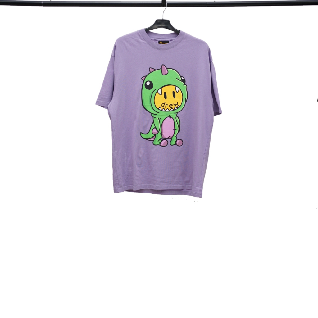 DREW Purpler Dino Tshirt Authentic / Kaos Branded Drew Original
