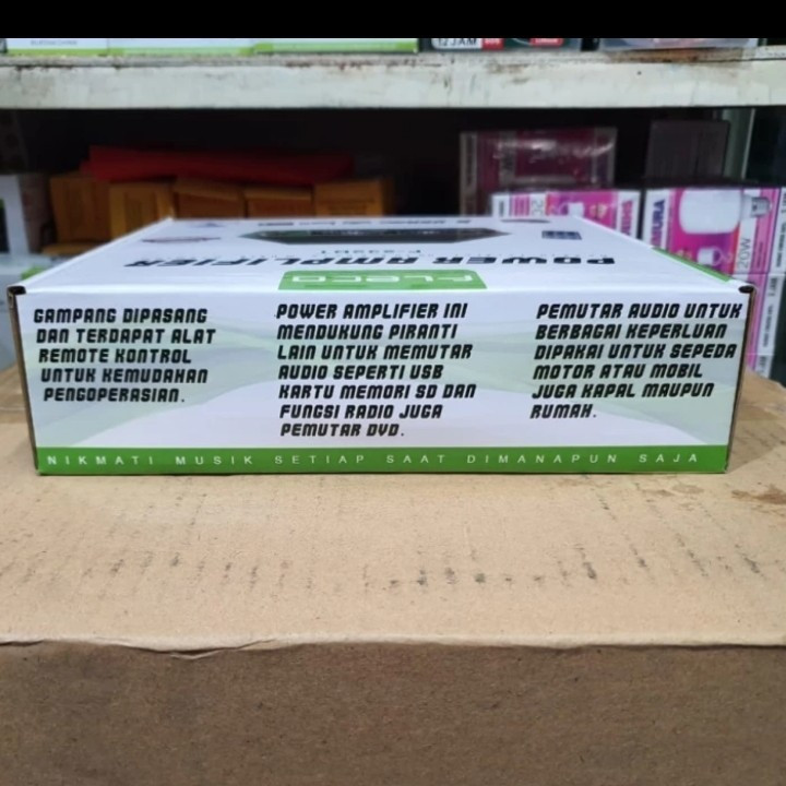 Amplifier FLECO F-232BT Bluetooth Karaoke + Mp3 player + FM Radio