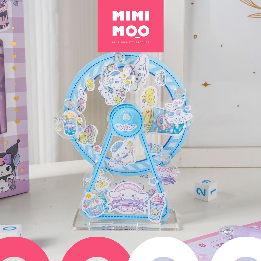 MIMIMOO DIY Mainan Anak Bianglala Sanrio Cinnamoroll Kuromi My Melody