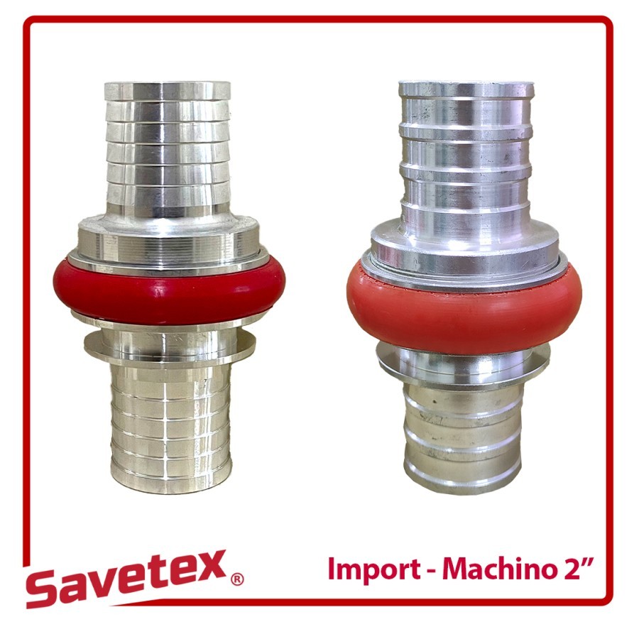 Coupling Machino Alumunium 2"