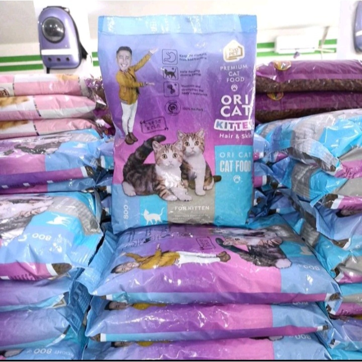 Ori cat kitten ikan 800g makanan kucing ori cat wet food makanan kucing snack kucing ori cat adult m