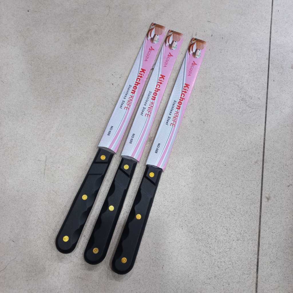 Pisau Roti 688 | Pisau Panjang Serbaguna / Pisau Roti Gerigi Bread Knife stainless pemotong kue