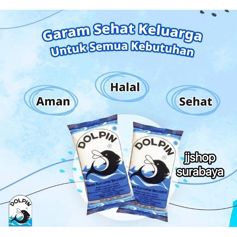 

Garam Dolphin 250gram, Garam Dolphin 500gram