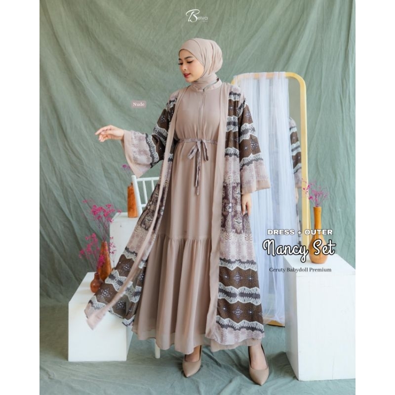 Nancy dress//nancy set//cod//by belva fashion//