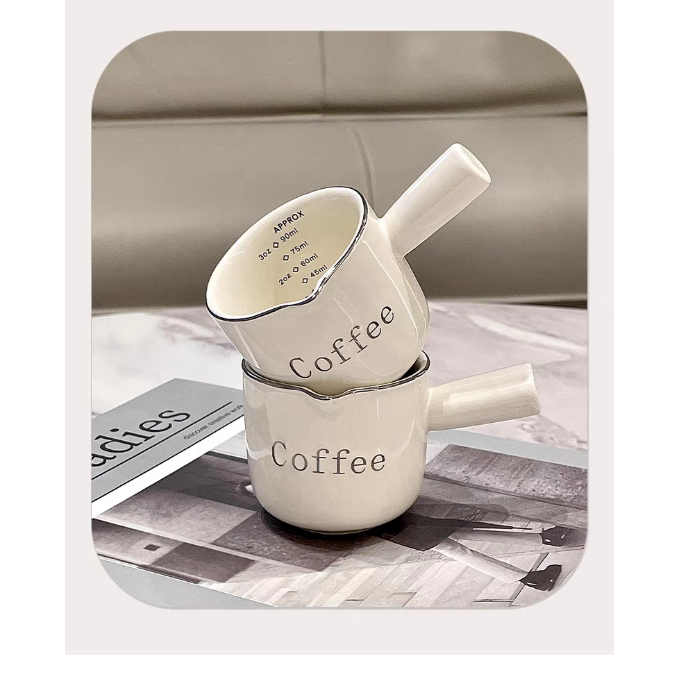 COFFEE MEASURING CUP/Aesthetic Coffee Measuring Cup/Korean Measuring Cup/Gelas Takar Korea/Gelas