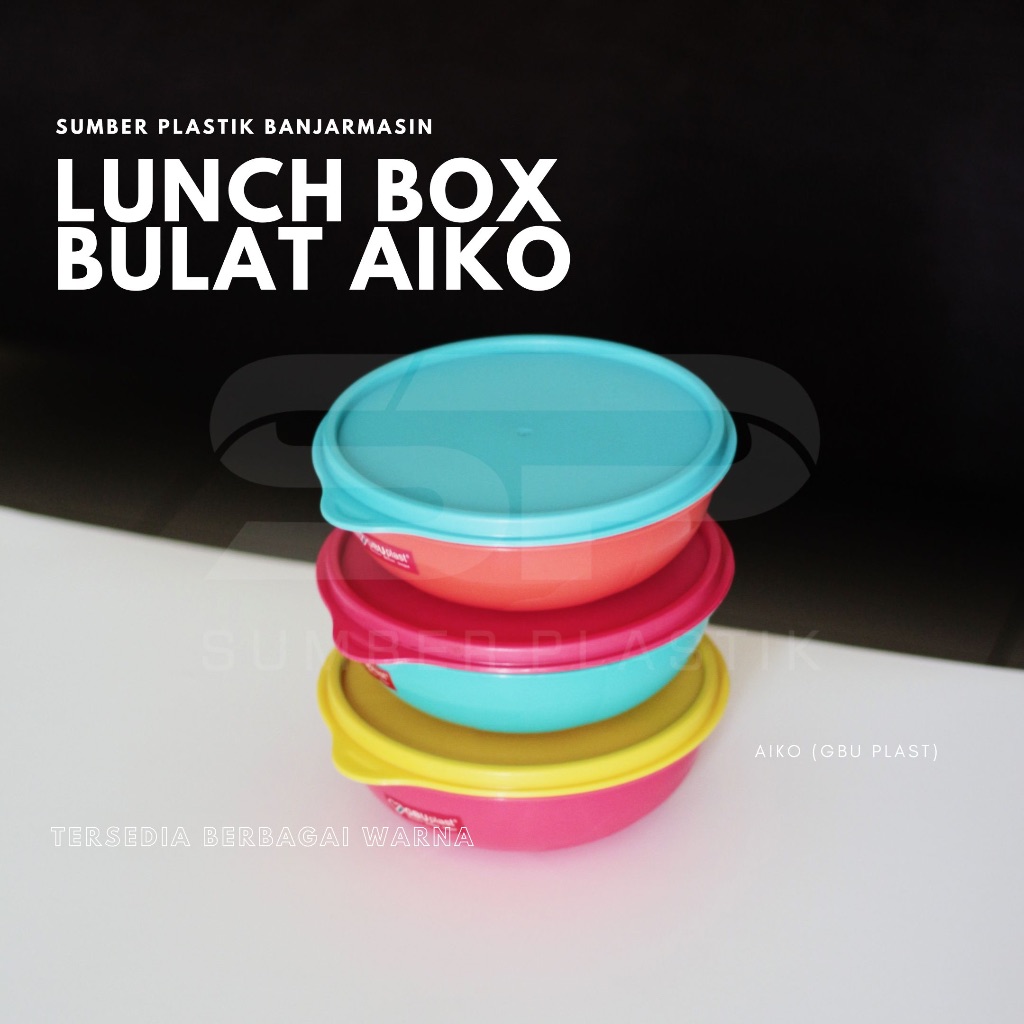 Lunch Box Aiko Kotak Makan Ompreng Anak GBU Plast (Satuan)
