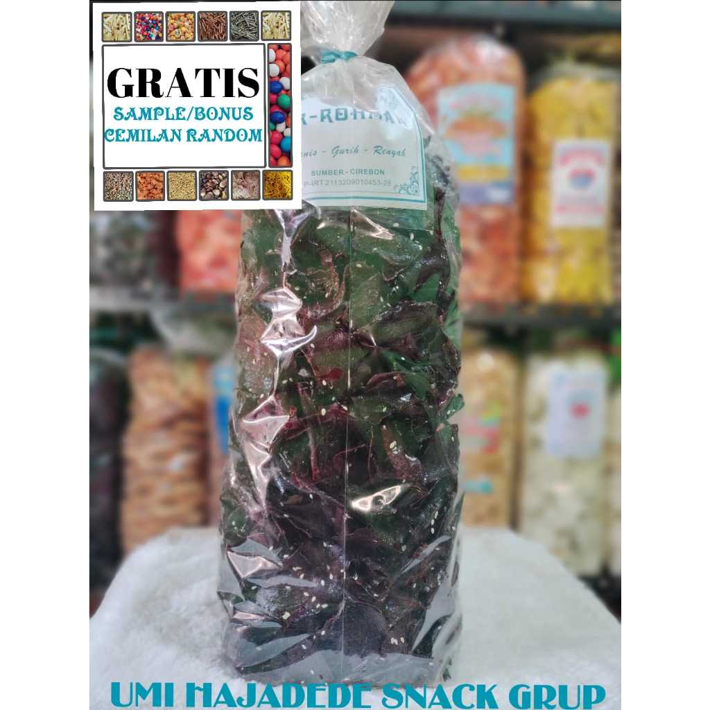 

(GRATIS BONUS) CEMILAN 1KG KERIPIK UBI UNGU WIJEN