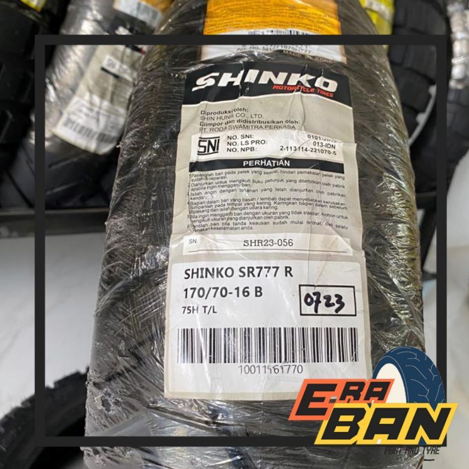BAN LUAR SHINKO SR777 R 170 70 RING 16 (HARLEY DAVIDSON)