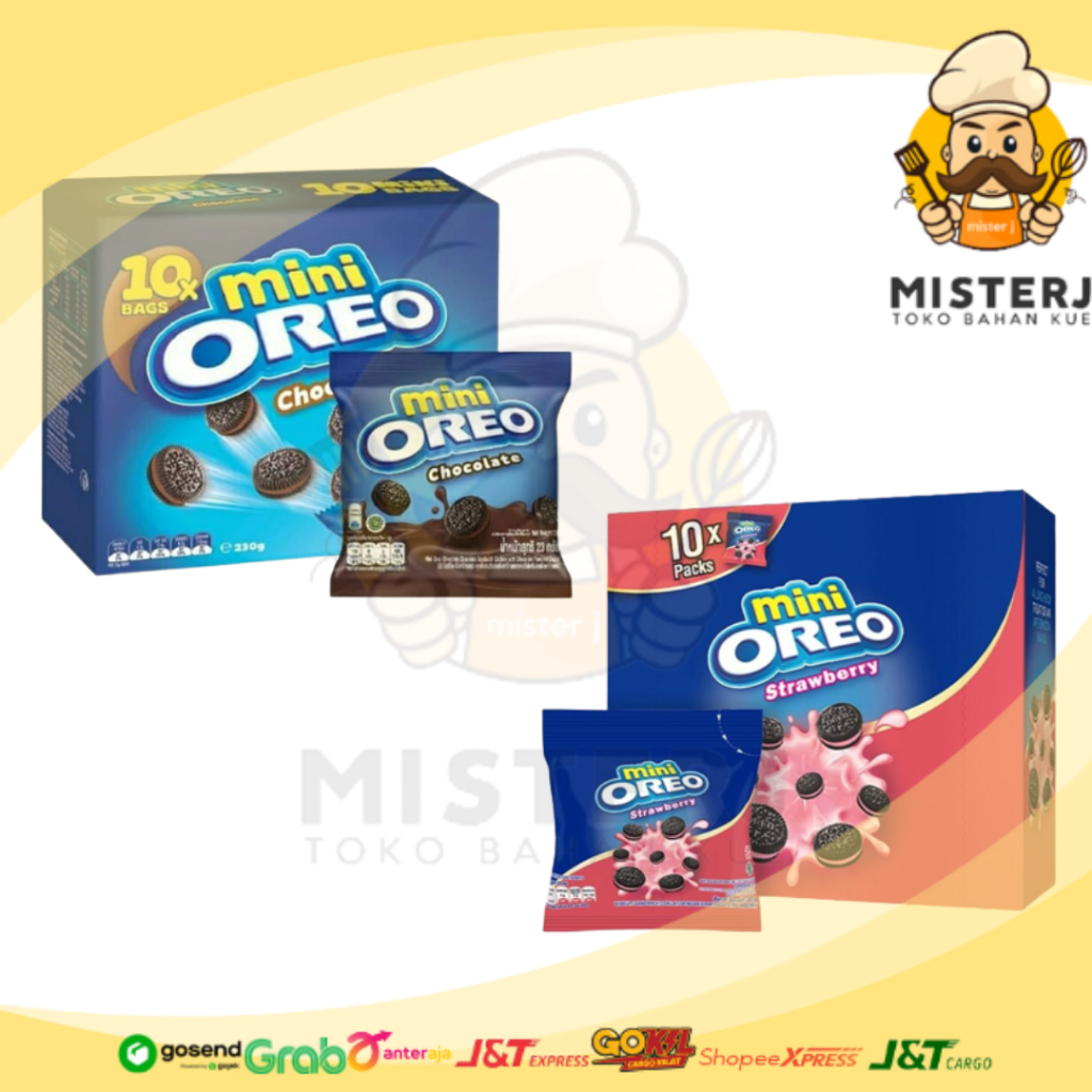 

Oreo Mini Pouch PerPcs | Chocolate | Strawberry | 20.4 Gram | Oreo Cookies