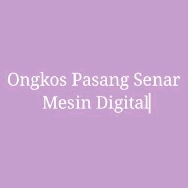 ongkos pasang senar mesin digital