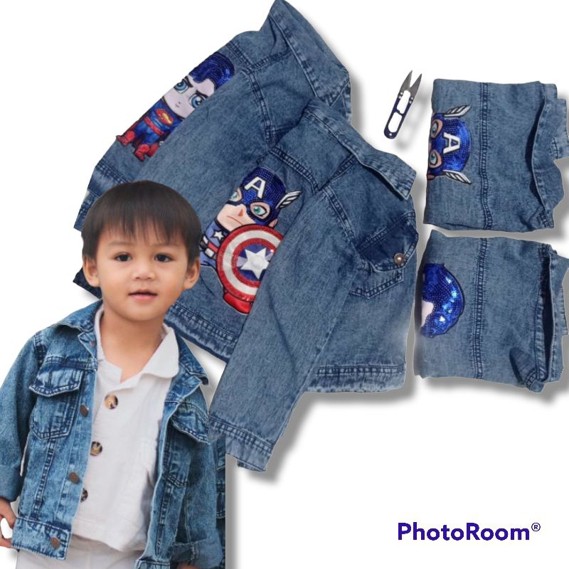 jaket jeans anak motif usia 1–10 tahun-jaket jeans anak laki-laki-jaket jeans anak perempuan