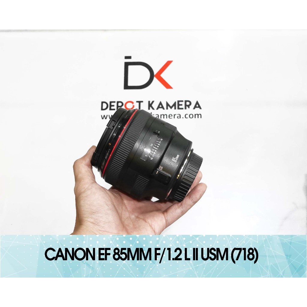 Second - Lensa Canon EF 85mm f/1.2 L II USM kode 718