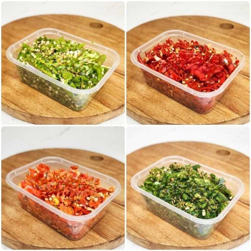 

foodprep cabe cincang giling kasar / cabe rawit cincang / cabe rawit giling / cabe merah cincang / cabe merah giling