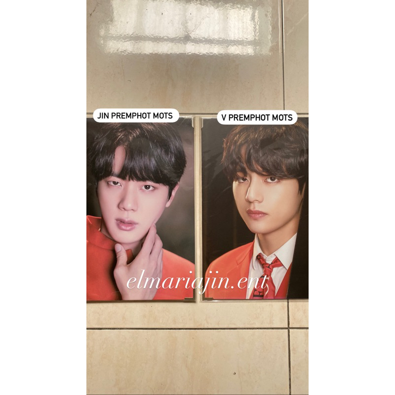 [READY STOCK] OFFICIAL PREMIUM PHOTO PREMPHOT MOTS ON:E JIN SEOKJIN & V TAEHYUNG