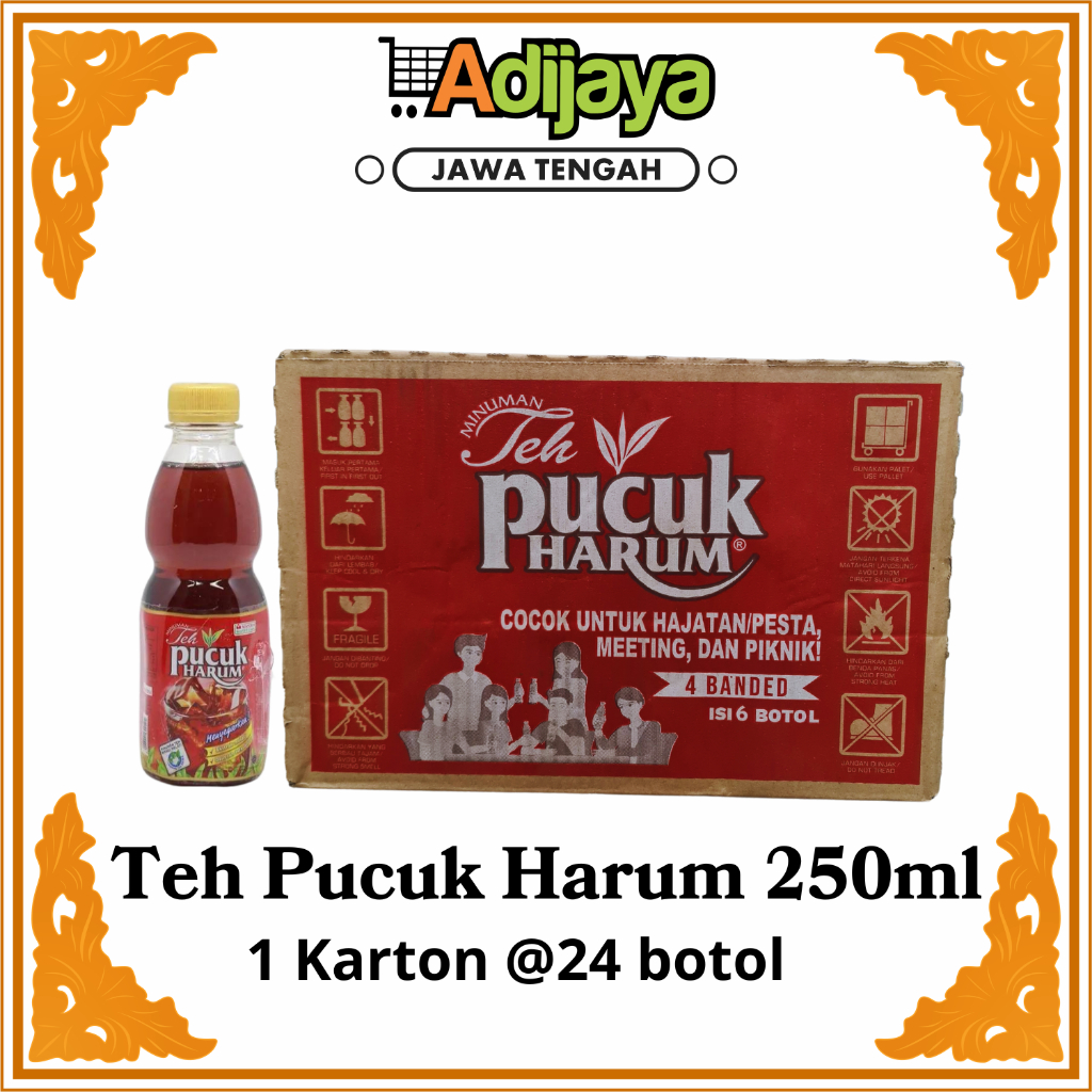 TERMURAH Teh Pucuk Harum Mini 250ml 1 Karton (4 banded @24botol)