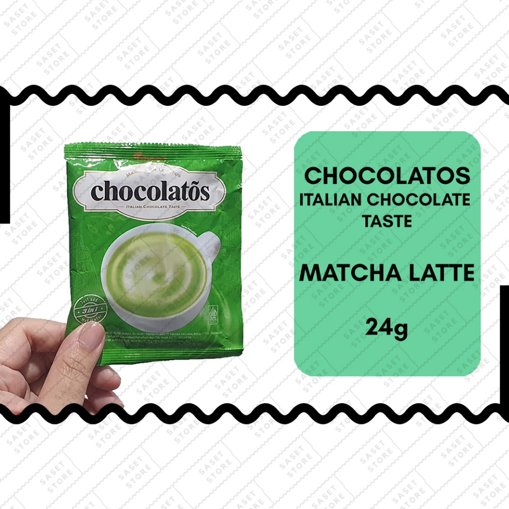 

Chocolatos Matcha Latte 24g Sachet Minuman Serbuk Instan