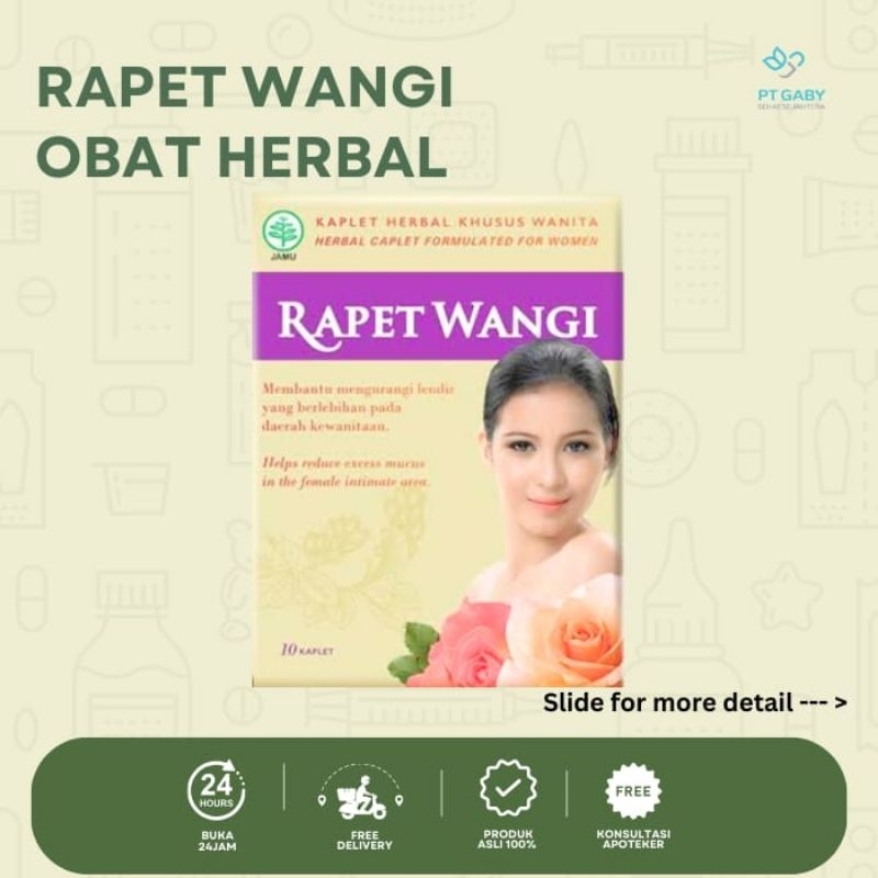 K24 BUKIT DARMO RAPET WANGI OBAT HERBAL KHUSUS WANITA / JAMU DAERAH KEWANITAAN