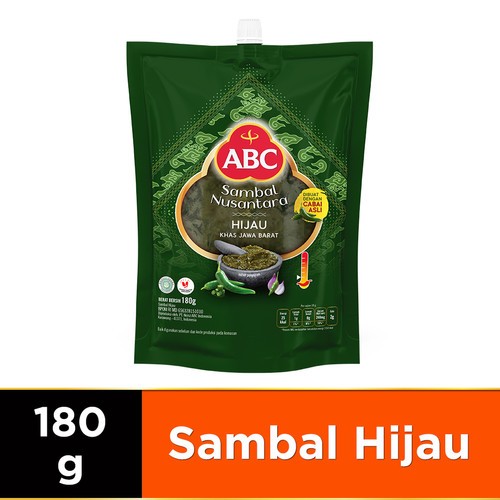 

Abc Sambal Hijau 180Gr