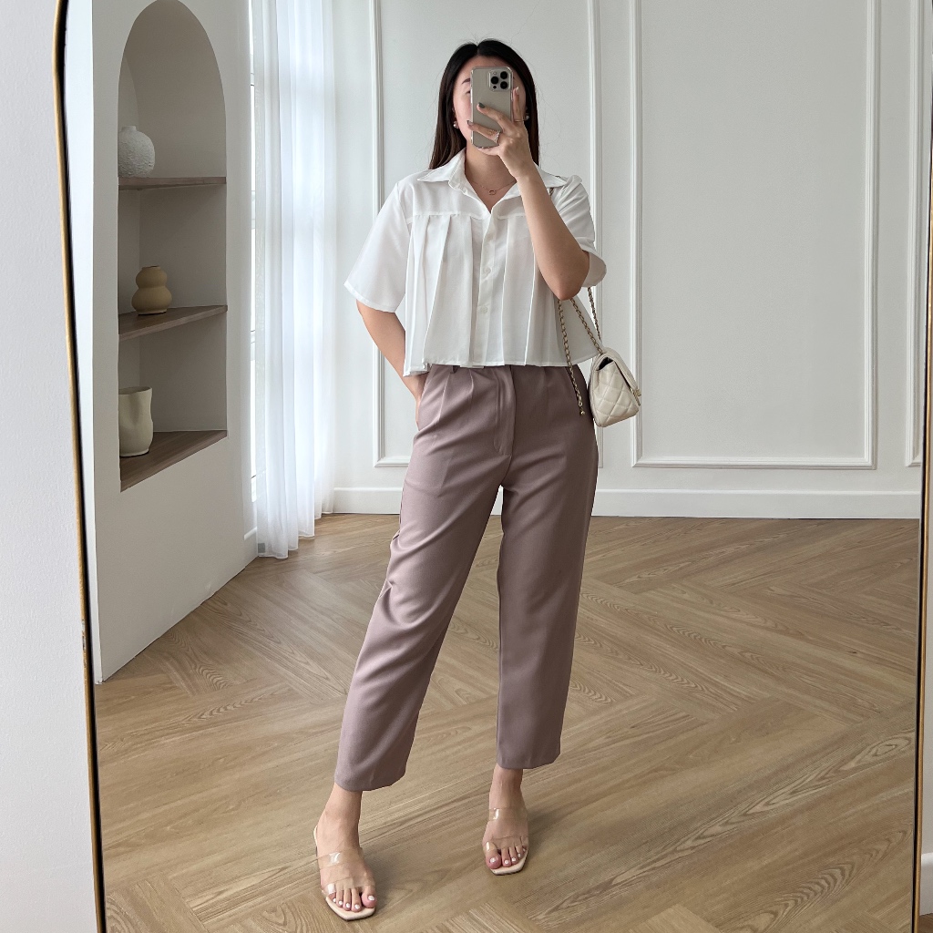 [ Canary ] Corey Top / Atasan Kemeja Wanita / Blouse Korean Wanita