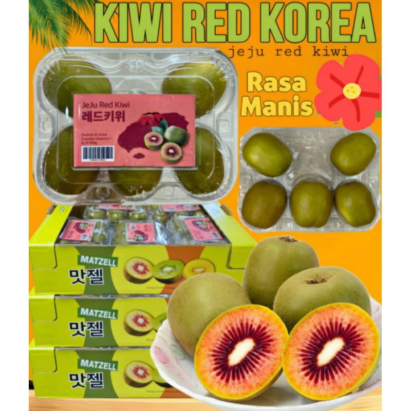 

kiwi red korea/pack