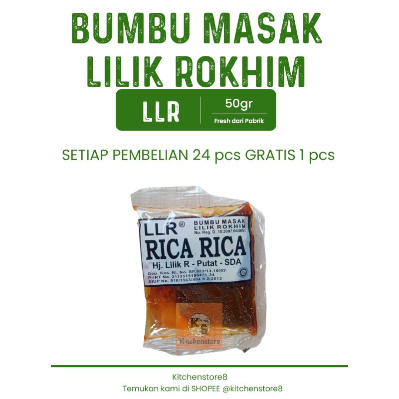 

Bumbu Masak Instan LLR Rica-rica