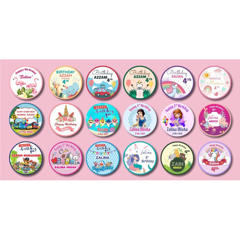 

Stiker Bulat Ulang Tahun