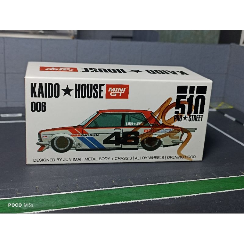 MiniGT Kaido house Datsun 510 sign Glen losee