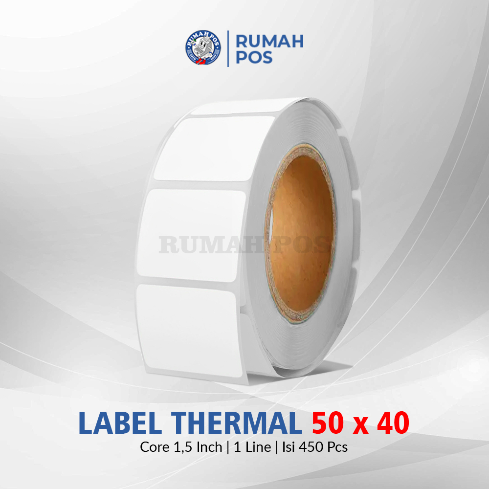 

Kertas Sticker Thermal 50 X 40 Timbbangn Digital 50X40 mm