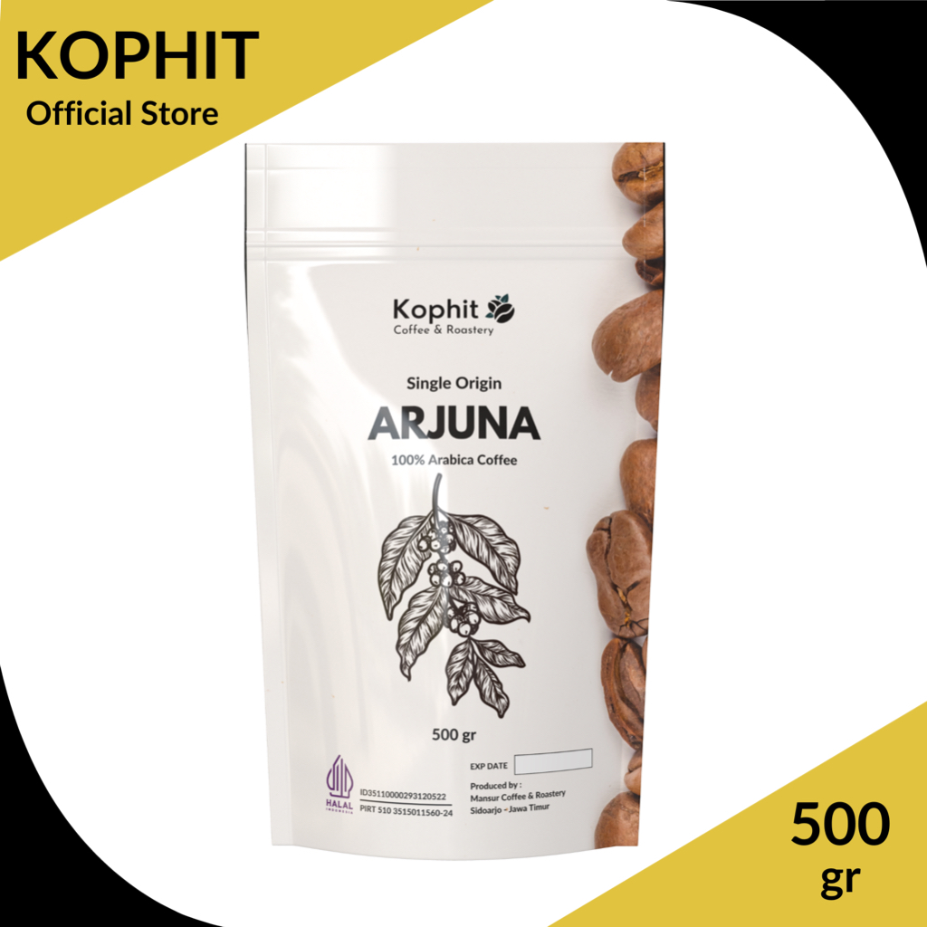 

KOPHIT Coffe & Roastery Single Origin ARJUNA 100% Arabica Coffe 500 gr
