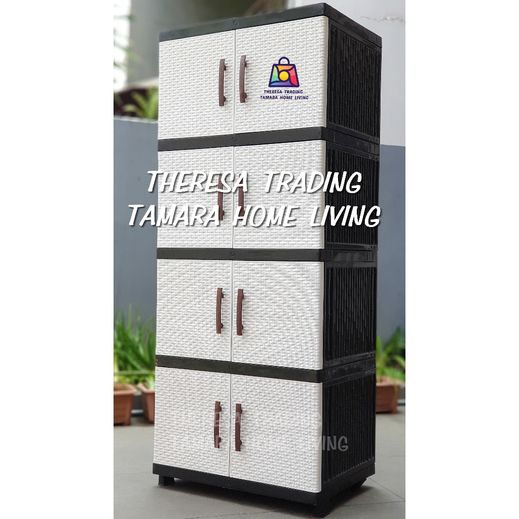 LEMARI PLASTIK KRONOS 4 JUMBO SUSUN 4 CABINET